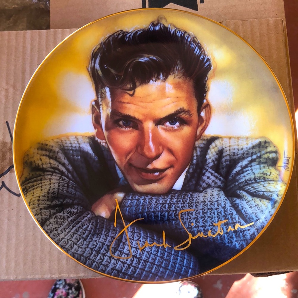 Franklin Mint Frank Sinatra Plate